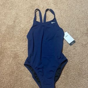 NIKE Blue one piece swimming suit!!